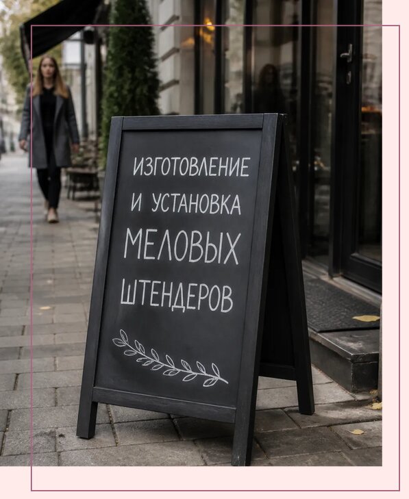 Меловые штендеры в Алейске по цене от 6702 р. | Аванза-Лук